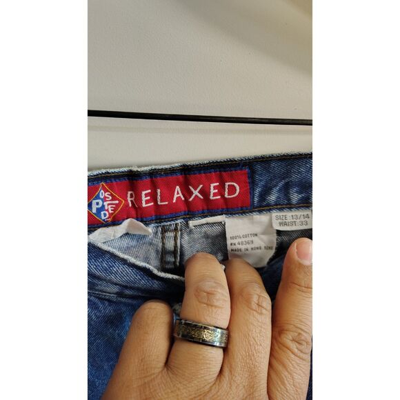 Vintage Posted Relaxed Fit High Rise Jeans 13/14 - Picture 3 of 6